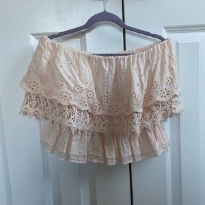 Women’s Ruffled Tube Top